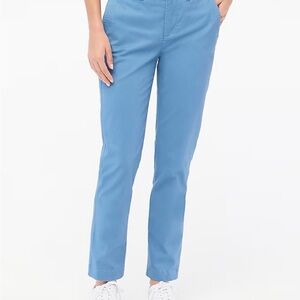 J. Crew High-Rise Girlfriend Chino in Light Blue
